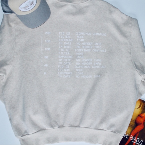 Acne Studios X-Ray Mushroom Graphic Sweatshirt - Picture 3 of 6